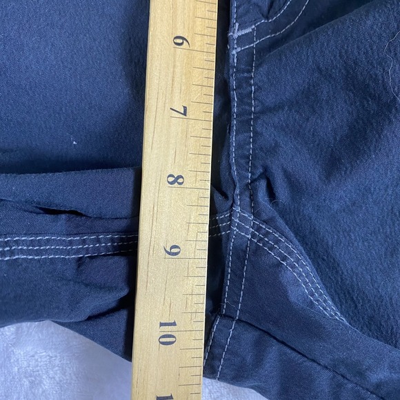 Kuhl Convertible Hiking Pants Women 12 Black Cargo Cotton Nylon Blend - Picture 10 of 13